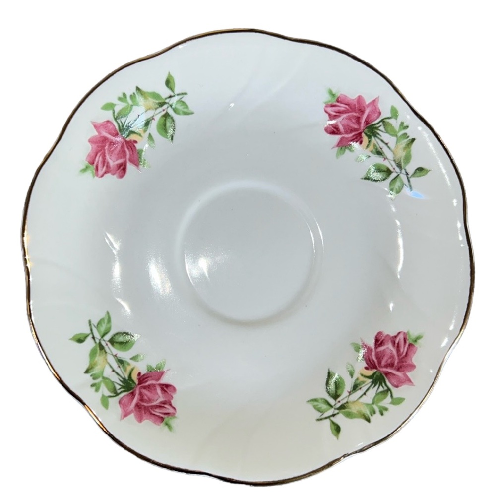 CERAMIC SAUCER MARIA PATTERN FORMALITIES BY BAUM BROS